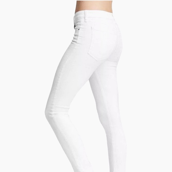 NWT rag & bone Jeans White Cate Mid-Rise Ankle Skinny Size 25 (2) MSRP $195 - Picture 3 of 10